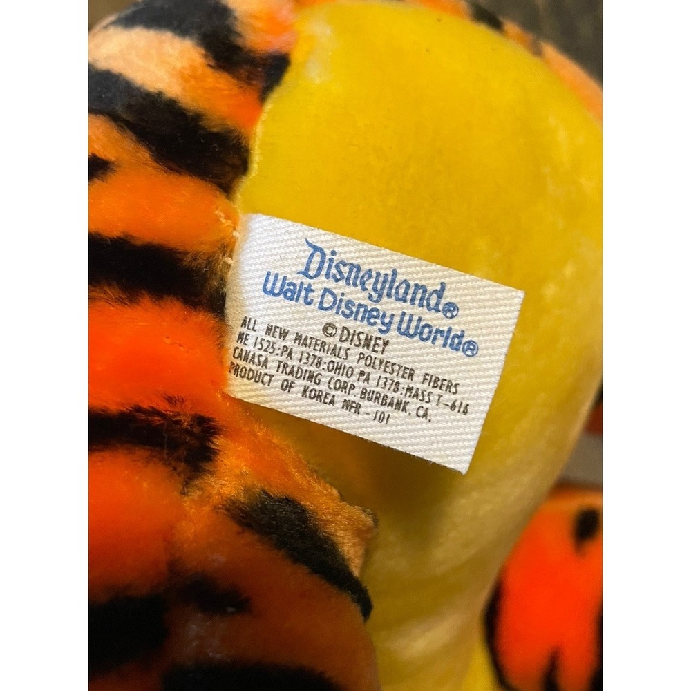 Vtg 16" Tigger Large Plush Walt Disney World Exclusive With Tags‎ 1980's - Picture 6 of 6